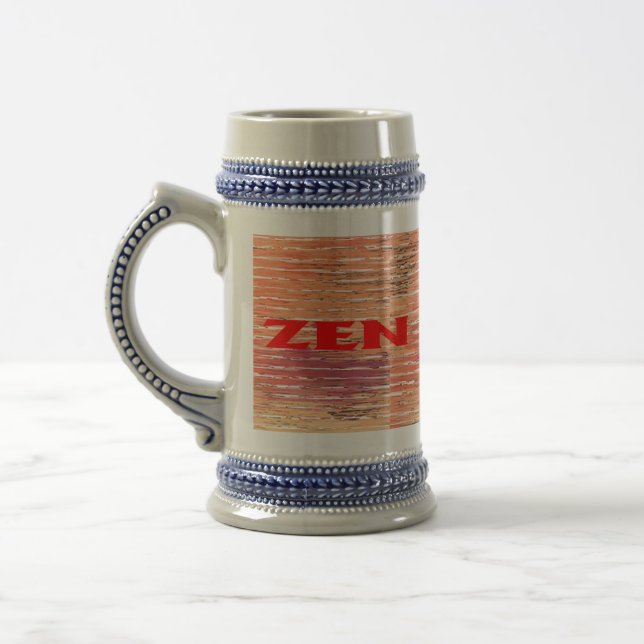 Caneca de cerveja vermelho Zen (Esquerda)