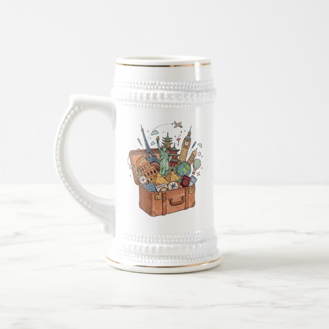 Caneca De Cerveja Viagem (Esquerda)