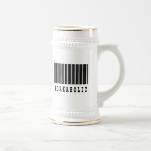 Caneca De Cerveja viciado em trabalho