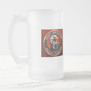 CANECA DE CERVEJA VIDRO JATEADO 