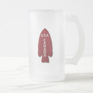 Caneca De Cerveja Vidro Jateado 1rua da Força de Serviço Especial da SSF - Salas-B