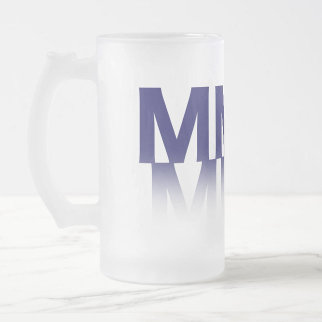 Caneca De Cerveja Vidro Jateado 2011, numerais romanos (Esquerda)