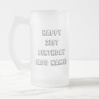 Caneca De Cerveja Vidro Jateado 2ø Todos precisa de acreditar em algo