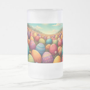 Caneca De Cerveja Vidro Jateado A Caneca de Vidro Fosco Magical Easterland