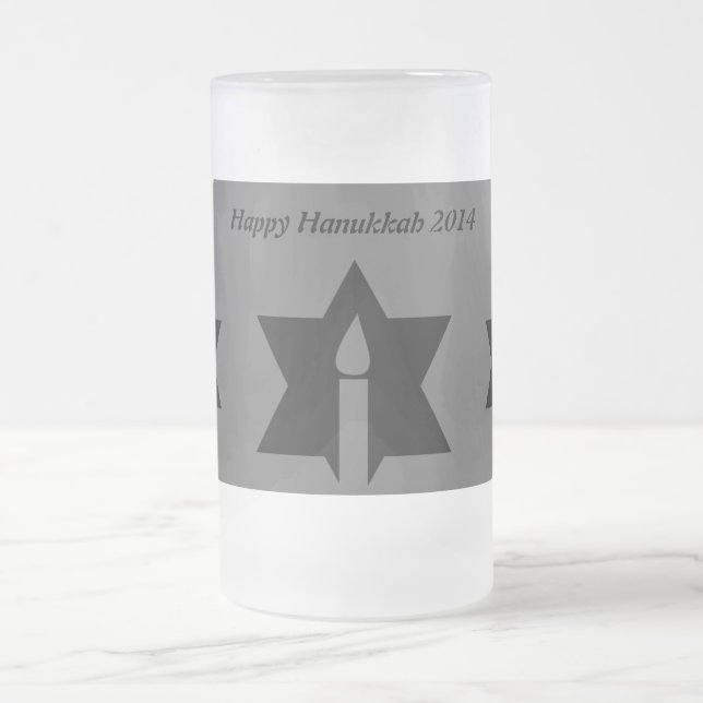 Caneca De Cerveja Vidro Jateado A Chama e Estrela - (Centro)