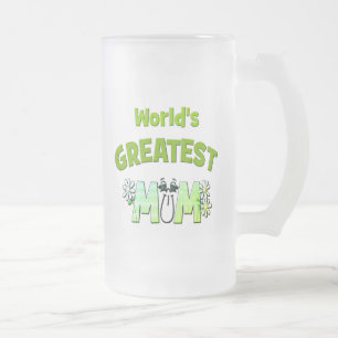 Caneca De Cerveja Vidro Jateado A maior Mãe do mundo