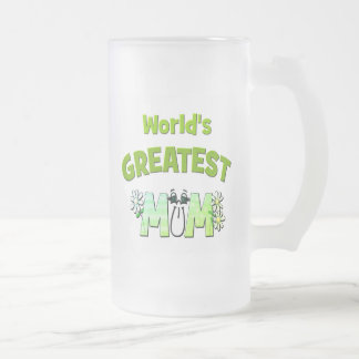 Caneca De Cerveja Vidro Jateado A maior Mãe do mundo