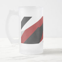 Abstrato preto e branco vermelho