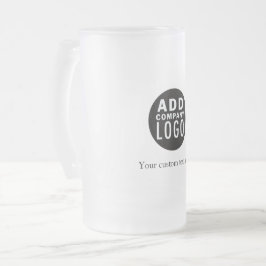 Caneca De Cerveja Vidro Jateado Adicione seu próprio texto personalizado