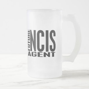 Caneca De Cerveja Vidro Jateado Agente futuro de NCIS