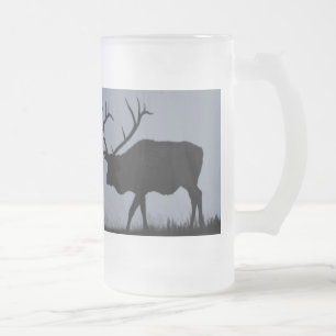 CANECA DE CERVEJA VIDRO JATEADO ALCES