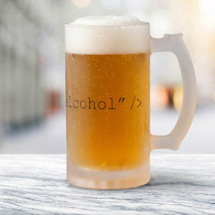 Caneca De Cerveja Vidro Jateado Álcool da entrada do HTML