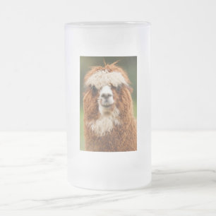 Caneca De Cerveja Vidro Jateado Alpaca