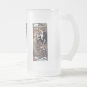 Caneca De Cerveja Vidro Jateado Amor romântico do homem da mulher da namoradeira