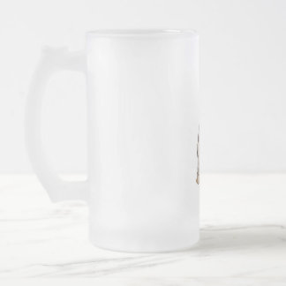 Caneca De Cerveja Vidro Jateado Androide