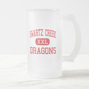 Caneca De Cerveja Vidro Jateado Angra de Swartz - dragões - alta - angra de Swart