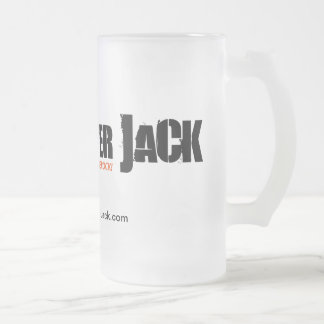 Caneca De Cerveja Vidro Jateado "Apenas drinkware do logotipo da rocha pura"