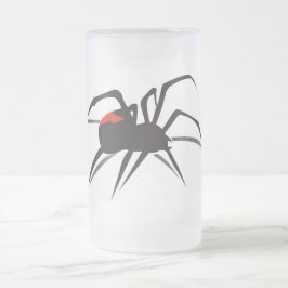 Caneca De Cerveja Vidro Jateado Aranha do Redback