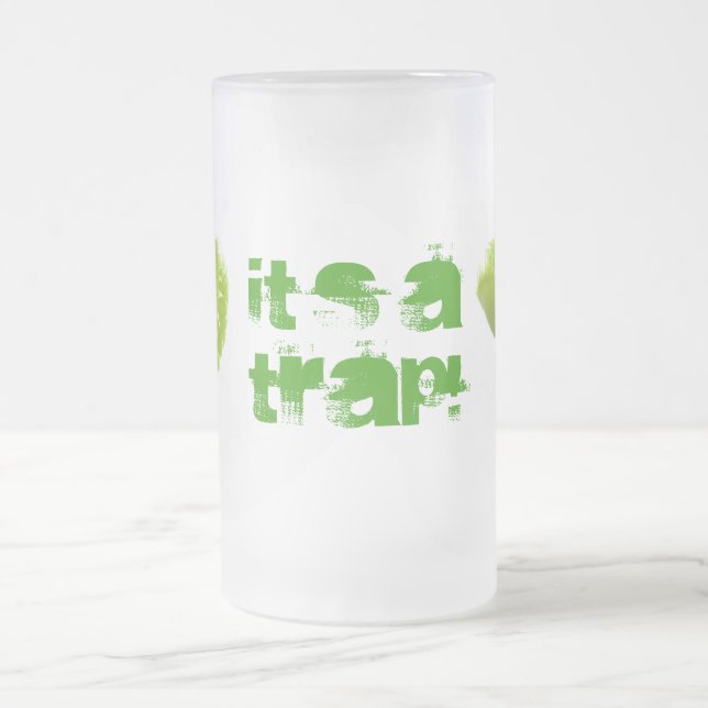 Caneca De Cerveja Vidro Jateado Armadeira de Vênus (Centro)