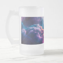 Arte de Nebulosa Espacial Abstrata - Cósmica Color