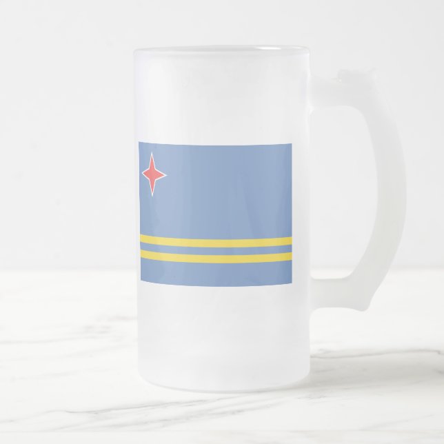 Caneca De Cerveja Vidro Jateado aruba (Direita)