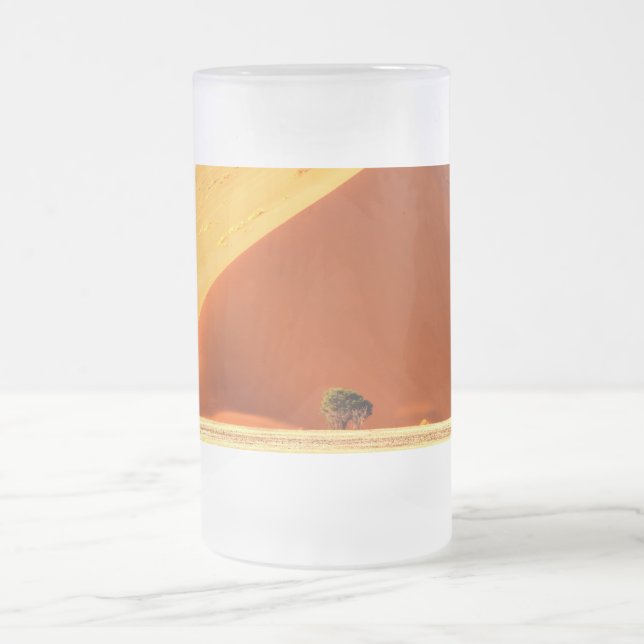 Caneca De Cerveja Vidro Jateado As dunas vermelhas de Sossusvlei (Centro)