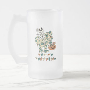 Caneca De Cerveja Vidro Jateado ASL Happy Halloween II - Festa de Spooky
