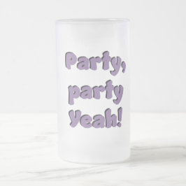 Caneca De Cerveja Vidro Jateado Assinado