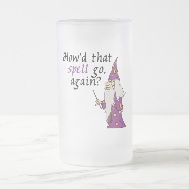 Caneca De Cerveja Vidro Jateado Assistente Engraçado (Centro)