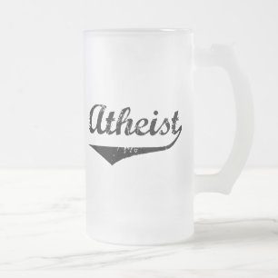 Caneca De Cerveja Vidro Jateado Ateu 2