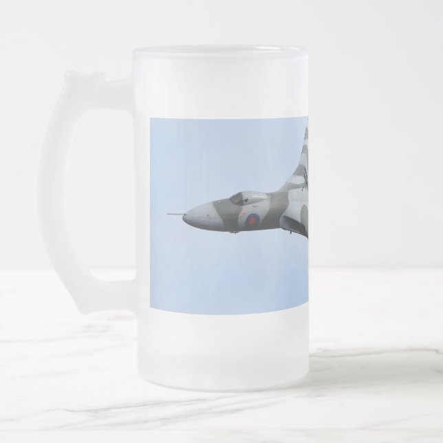 Caneca De Cerveja Vidro Jateado Avro Vulcan B.2 (Esquerda)