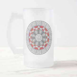 Caneca De Cerveja Vidro Jateado Aztec Conhece Alienígena Mug