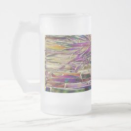 Caneca De Cerveja Vidro Jateado Bambu Tree Digital Painting Original Art Glass