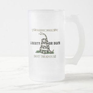 CANECA DE CERVEJA VIDRO JATEADO BANDEIRA DE CULPEPER