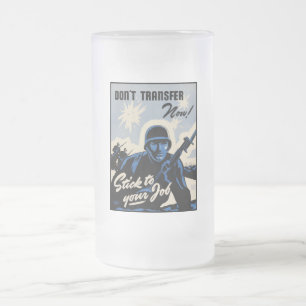 Caneca De Cerveja Vidro Jateado Batlefield Beachhead Assault por Guerreiros Americ