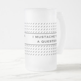 Caneca De Cerveja Vidro Jateado Beija-Te Uma Discussão De Humor