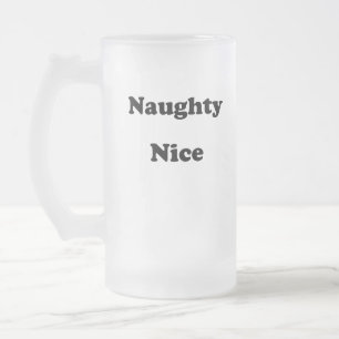 Caneca De Cerveja Vidro Jateado Bela ou Bela engraçada