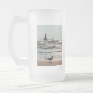 Caneca De Cerveja Vidro Jateado Beleza E Força