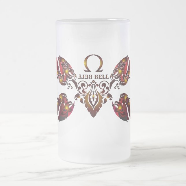 Caneca De Cerveja Vidro Jateado Bell Beer Glass (Centro)