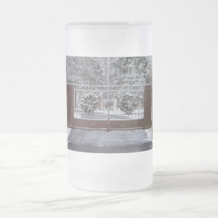 Caneca De Cerveja Vidro Jateado Bem-Vindo Ao Fosco De Inverno