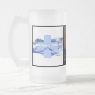 CANECA DE CERVEJA VIDRO JATEADO BIBLENKJV.COM™ 🛐 #MUG