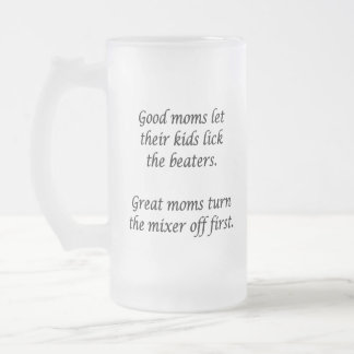 Caneca De Cerveja Vidro Jateado Boas Mães Grandes Mães 