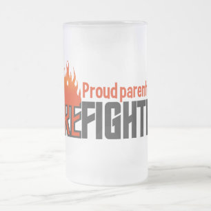 Caneca De Cerveja Vidro Jateado Bombeiro - caneta principal - escolha estilo e cor