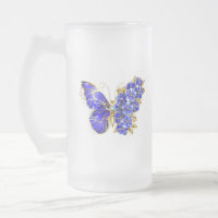 Borboleta Safira Flor