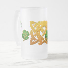 Caneca De Cerveja Vidro Jateado Brincadeira Irlandesa 3D Whimsey 2