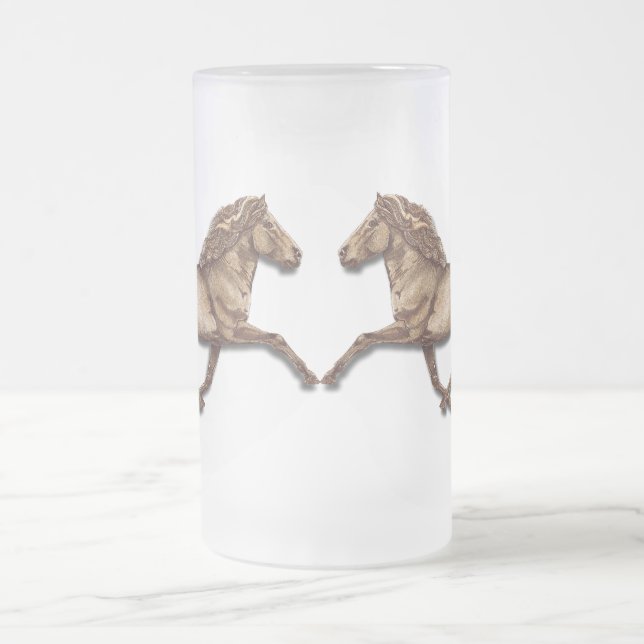 Caneca De Cerveja Vidro Jateado Bronze islandês (Centro)