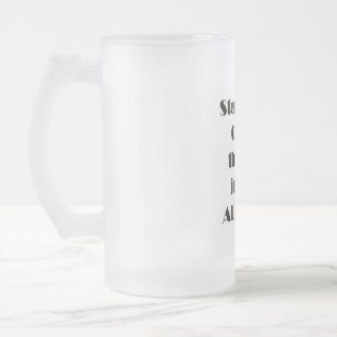 Caneca De Cerveja Vidro Jateado Café Passo a Lado