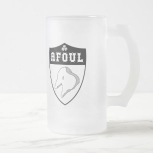 Caneca De Cerveja Vidro Jateado Caixa de Cerveja AFOUL Personalizável