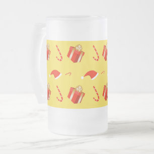 Caneca De Cerveja Vidro Jateado Caixa de presentes de Natal Cana de chocolate