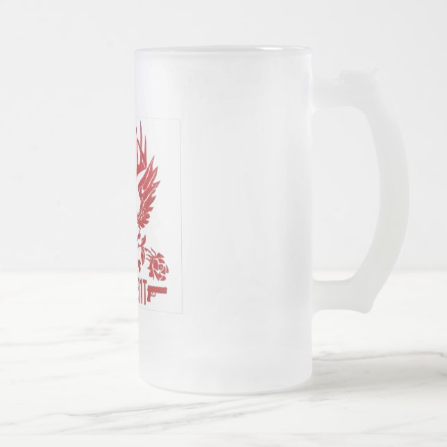 Caneca De Cerveja Vidro Jateado Cálice divergente da cerveja do fosco (Direita)